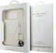 Etui Guess IML Flowers Electro Pearl Strap MagSafe do Apple iPhone 17 Pro Max White (GUHMP17XHCPOFPH) - obraz 8