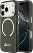 Etui Guess IML Script Metal MagSafe do Apple iPhone 17 Pro Black (GUHMP17L5HTCSMSK) - obraz 1