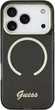 Etui Guess IML Script Metal MagSafe do Apple iPhone 17 Pro Black (GUHMP17L5HTCSMSK) - obraz 3