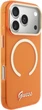 Etui Guess IML Script Metal MagSafe do Apple iPhone 17 Pro Orange (GUHMP17L5HTCSMSO) - obraz 4