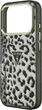 Чохол Guess Leopard Glitter MagSafe для Apple iPhone 17 Pro Black (GUHMP17LHLEGTGLK) - зображення 6