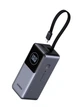 УМБ UGREEN PB723 20000mAh 130W PD 3.0 Super Fast Charging with 100W Built-in Cable Gray (55365B) - изображение 3