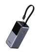 УМБ UGREEN PB723 20000mAh 130W PD 3.0 Super Fast Charging with 100W Built-in Cable Gray (55365B) - изображение 4