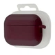 Чехол Silicone Case с микрофиброю для Airpods Pro 2 Maroon - изображение 2