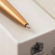 Шариковая ручка Parker "Jotter XL Monochrome Gold" GT BP автоматическая стальной матово-золотой корпус (12 532) - изображение 4