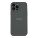 Чохол Silicone Case Full Size with Frame для iPhone 13 Pro 15.Dark Grey - изображение 1