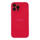 Чохол Silicone Case Full Size with Frame для iPhone 13 Pro 37.Rose Red - изображение 1