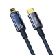 Кабель для iPhone на 2м.Type-C to Lightning Auto Power-Off 20W Blue, Baseus для зарядки та передачі даних (CATS000103) - зображення 2