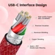 Кабель ATTACK SHARK C01PRO COILED CABLE, Red/ЧЕРВОНИЙ (C01PROR) - зображення 7