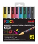 Набір акрилових маркерів Posca PC-5m 16 штук 1,8-2,5 мм - зображення 1