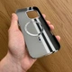 Чохол карбоновий для Apple iPhone 16 Pro Max з MagSafe, grey, посилений захист - зображення 2