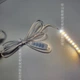 Світлодіодна LED CCT стрічка комплект 2 метри з кнопками USB 5V 120 led на метр з можливістю регулювати колірну температуру - зображення 5