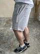Мужские шорты с рваными швами XL серый меланж - изображение 3