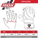 Рукавички Для Залу RDX L4 Open Finger Weightlifting Gym Gloves Чорний M (WGM-L4G-M) - зображення 8