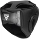 Боксерський Шолом RDX T1 HeadGuard with Removable Face Cage Чорний L (HGR-T1FB-L) - изображение 3
