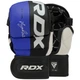 Рукавички Для MMA RDX T6 MMA Sparring Gloves Чорно-Синій S (GGR-T6U-S) - изображение 2