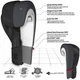 Боксерські Рукавички RDX F15 Noir Boxing Gloves Чорний 12oz (BGR-F15MB-12oz) - изображение 3