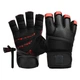 Рукавички Для Залу RDX L7 Weight Lifting Leather Gym Gloves Чорний L (WGL-L7R-L) - зображення 2