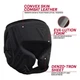 Боксерський Шолом RDX T15 Noir Cheek Protector Head Guard Чорний S (HGR-T15MB-S) - изображение 5