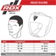 Боксерський Шолом RDX Boxing Head Guard AS1 Синій M (HGR-AS1U-M) - изображение 5