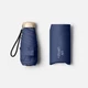 Парасолька кишенькова UPF50DB від дощу та сонця dark blue - зображення 3