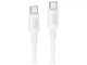 Кабель USB Borofone BX111, 60W, Type-C to Type-C, 1m, Белый - изображение 1