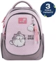 Рюкзак школьный Kite 700M Molang для девочки Розовый 38x28x16см 18л легкий Ортопедический 1-4 класс спинка Ergo Kids (ML26-700M) - изображение 2