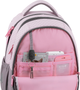 Рюкзак школьный Kite 700M Molang для девочки Розовый 38x28x16см 18л легкий Ортопедический 1-4 класс спинка Ergo Kids (ML26-700M) - изображение 11