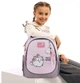 Рюкзак школьный Kite 700M Molang для девочки Розовый 38x28x16см 18л легкий Ортопедический 1-4 класс спинка Ergo Kids (ML26-700M) - изображение 19