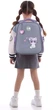 Рюкзак GoPack Напівкаркасний Education Cute Cat 34.5x26x12.5 см Сірий (GO26-165S-3) - зображення 17
