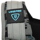 Жилет утяжелитель с регулируемым весом LiveUp WEIGTH VEST LP8195-10 1-10кг (нейлон, наполнитель-металлические шарики, черный-серый) - изображение 7