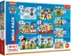 Zestaw puzzle Trefl 10 w 1 Paw Patrol: Niezawodna druzyna Psiego Patrolu 20/35/48 elementów 96011 (5900511960112) - obraz 1