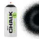 Аэрозольная меловая краска Montana Chalk 9000 Black (Черная) 400 мл - изображение 1