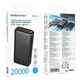 Повербанк BOROFONE BJ80A Clever, 22.5W+PD20W, 20000mAh, black - изображение 6