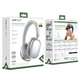 Наушники ACEFAST H9 active noise cancelling бездротовий headset, BT5.4, 500mAh, 45/55h, ANC, silver - изображение 3