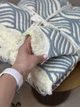 Плед двухсторонний муслиновый евро L&M Home Textiles 20291 200х220 см синий - изображение 2