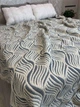 Плед двухсторонний муслиновый евро L&M Home Textiles 20291 200х220 см синий - изображение 4
