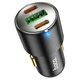 Автомобільний зарядний пристрій HOCO NZ6 QC3.0 PD 45W Black - зображення 3