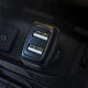 Автомобільний зарядний пристрій Hoco Z36 Leader Micro USB Cable 2USB 2.4A Black - изображение 8