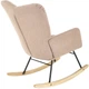 Крісло-гойдалка Halmar Vasco Бежеве (5905248131002) - зображення 2