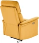 Крісло для відпочинку Halmar Semir з функцією електричного розкладання Гірчичне (5905248130951) - зображення 2