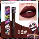 Губная помада Dragon Ranee № 12 Темно-червона Matte Lip Gloss - зображення 2