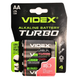 Батарейка щелочная (Alkaline) AA VIDEX Turbo LR6 (4шт.) - изображение 2