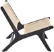 Крісло для відпочинку Foden Чорно-натуральне (5905248125070) - зображення 6