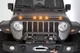 Дефлектор капота мухобойка Jeep Wrangler JK LED клеючий матовий 07-18 черный AVS Джип Вранглер WT0040094 - изображение 3