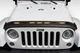 Дефлектор капота мухобойка Jeep Wrangler JK LED клеючий матовий 07-18 черный AVS Джип Вранглер WT0040094 - изображение 4