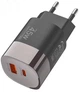 Зарядний пристрій Блок Швидкої зарядки для телефону C171 45W PD USB Type-C +USB-A QC Fast Charging Швидка Зарядка для Samsung iPhone 15 16 17 Xiaomi Redmi Huawei Black - зображення 1