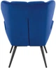 Крісло для відпочинку Halmar Tyrion Темно-синє (5905248112872) - зображення 6