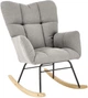 Крісло-гойдалка Halmar Vasco Сірий (5905248131026) - зображення 1