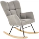 Крісло-гойдалка Halmar Vasco Сірий (5905248131026) - зображення 3